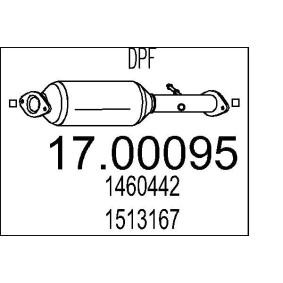 Köp Partikelfilter (DPF) av MTS 17.00095 till det låga priset 5687,48 kr