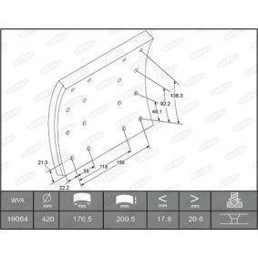 Comprar Juego de forros de freno, freno de tambor de BERAL 1906320606016166 a bajo precio de 416,63 €