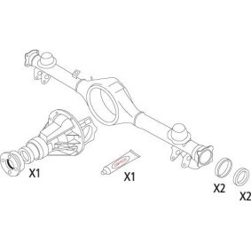 Dichtungssatz, Differential 19536214