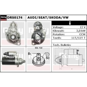 Anlasser für SKODA von DELCO REMY