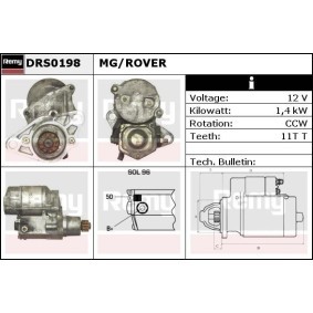 Anlasser für ROVER von DELCO REMY