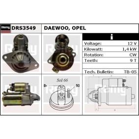 Acquista Motorino avviamento da DELCO REMY DRS3549N a buon mercato per soli 343,29 €