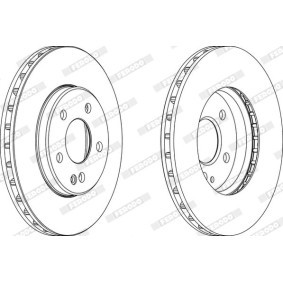 Bremsscheibe DDF059C-1 von FERODO günstig für 19,44 € online kaufen