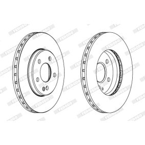 Bremsscheibe DDF067C-1 von FERODO günstig für 30,28 € online kaufen
