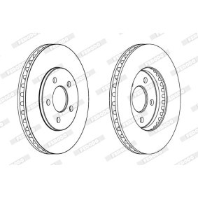 Comprar Disco de freno de FERODO DDF1030-1 a bajo precio de 69,77 €