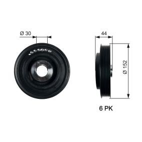 Acquista Puleggia cinghia albero a gomiti da GATES TVD1105 a buon mercato per soli 116,78 €