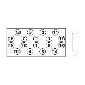 Zylinderkopfschraubensatz HBS042