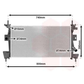 Achetez des Radiateur du moteur VAN WEZEL 18002475 à prix pour 159,02 €