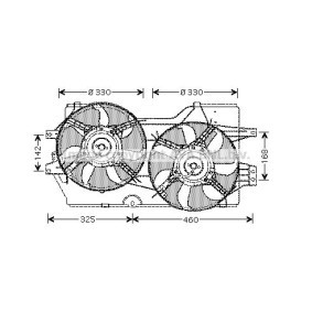 Achetez des Radiateur du moteur PRASCO AB2001 à prix pour 248,96 €