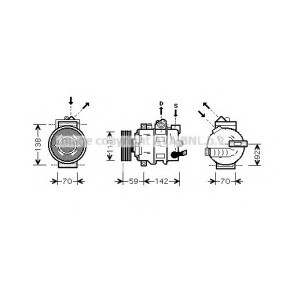 Compre Compressor, ar condicionado da PRASCO AIK270 a um preço baixo por 579,87 €