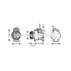 Achetez des Compresseur de climatisation PRASCO AIK281 à prix pour 786,52 €