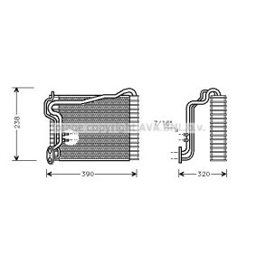 Verdampfer, Klimaanlage AIV145