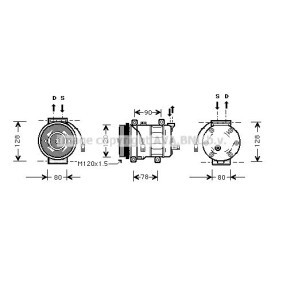 Acquista Compressore aria condizionata da PRASCO ALK010 a buon mercato per soli 629,39 €