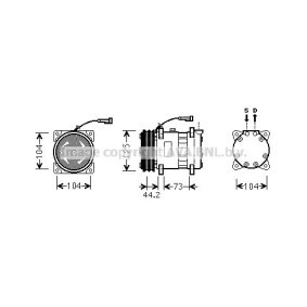 Acquista Compressore aria condizionata da PRASCO ALK113 a buon mercato per soli 444,54 €