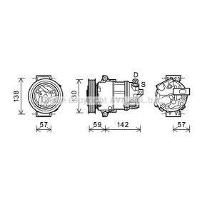 Acquista Compressore aria condizionata da PRASCO ALK126 a buon mercato per soli 645,58 €