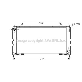 Achetez des Radiateur du moteur PRASCO AU2127 à prix pour 539,74 €