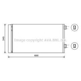 Achetez des Condenseur, climatisation PRASCO BW5414 à prix pour 157,54 €