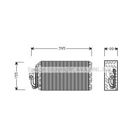 Verdampfer, Klimaanlage BWV001