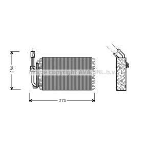 Verdampfer, Klimaanlage BWV002