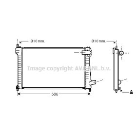 Achetez des Radiateur de chez PRASCO en ligne pour Xantia Van / Break (X2) à prix modérés