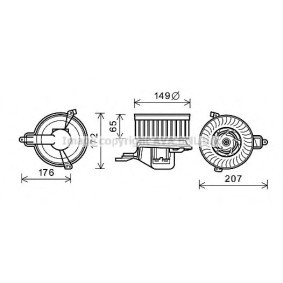 Acquista Elettromotore ventola abitacolo da PRASCO CN7511 a buon mercato per soli 215,78 €