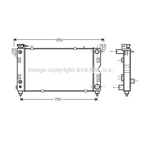 Acquista Radiatore motore da PRASCO CR2028 a buon mercato per soli 180,20 €