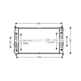 Acquista Radiatore motore da PRASCO CR2054 a buon mercato per soli 145,15 €