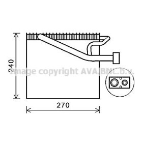 Verdampfer, Klimaanlage CRV125