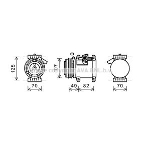 Klimakompressor CTK039 für SPARK M200 M250 für 533,09 CHF