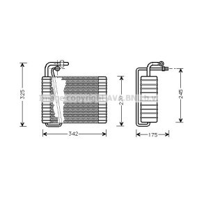 Verdampfer, Klimaanlage CTV004