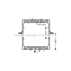 Achetez des Radiateur du moteur PRASCO DF2029 à prix pour 1206,40 €