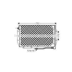 Achetez des Condenseur, climatisation PRASCO DF5032 à prix pour 538,23 €