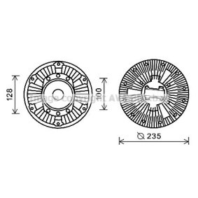 Køb Kobling, kølerventilator af PRASCO DFC055 til den lave pris 2104,72 DKK