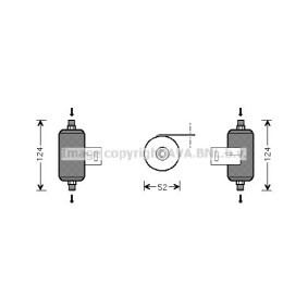 Comprar Filtro deshidratante, aire acondicionado de PRASCO DFD028 a bajo precio de 31,20 €