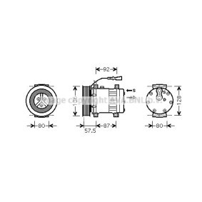 Comprar Compresor, aire acondicionado de PRASCO DFK033 a bajo precio de 600,44 €