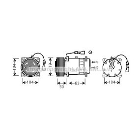 Comprar Compresor, aire acondicionado de PRASCO DFK057 a bajo precio de 544,16 €