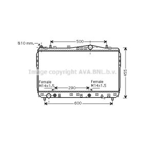 Achetez des Radiateur du moteur PRASCO DWA2074 à prix pour 111,55 €