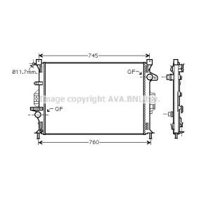 Achetez des Radiateur du moteur PRASCO FDA2423 à prix pour 131,06 €