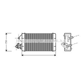 Achetez des Radiateur de chauffage PRASCO FT6087 à prix pour 77,31 €