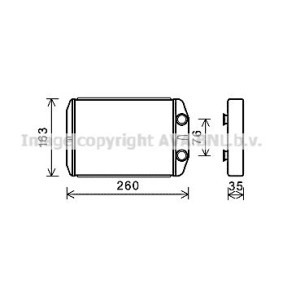Acquista Scambiatore calore per riscaldamento abitacolo da PRASCO FT6395 a buon mercato per soli 93,96 €