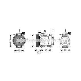 Acquista Compressore aria condizionata da PRASCO FTK031 a buon mercato per soli 829,86 €