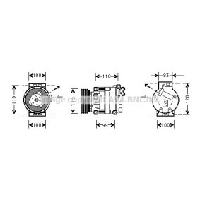 Acquista Compressore aria condizionata da PRASCO FTK033 a buon mercato per soli 762,28 €