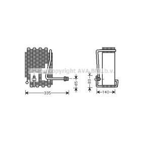 Verdampfer, Klimaanlage von PRASCO HYV094