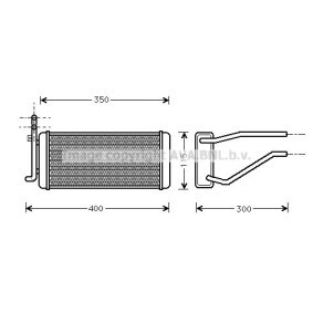 Wärmetauscher, Innenraumheizung JR6005