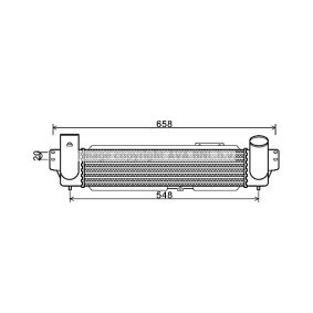 Köp Intercooler av PRASCO KA4141 till det låga priset 2149,27 kr
