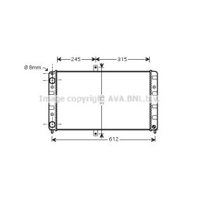 Acquista Radiatore motore da PRASCO LA2016 a buon mercato per soli 72,26 €