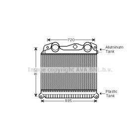 Køb Intercooler af PRASCO MN4055 til den lave pris 4172,04 DKK