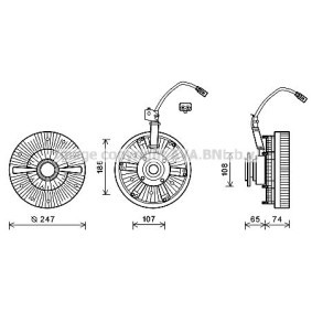 Køb Kobling, kølerventilator af PRASCO MNC070 til den lave pris 5203,99 DKK