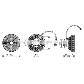 Køb Kobling, kølerventilator af PRASCO MNC071 til den lave pris 5295,43 DKK