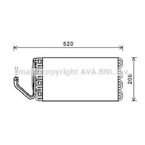 Køb Fordamper aircondition af PRASCO MNV069 til den lave pris 4464,23 DKK